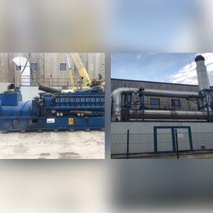 Makik Machinery Sold Machines 2000 kva Deutz TGB MWM 2020V20 Gas Engine Plant